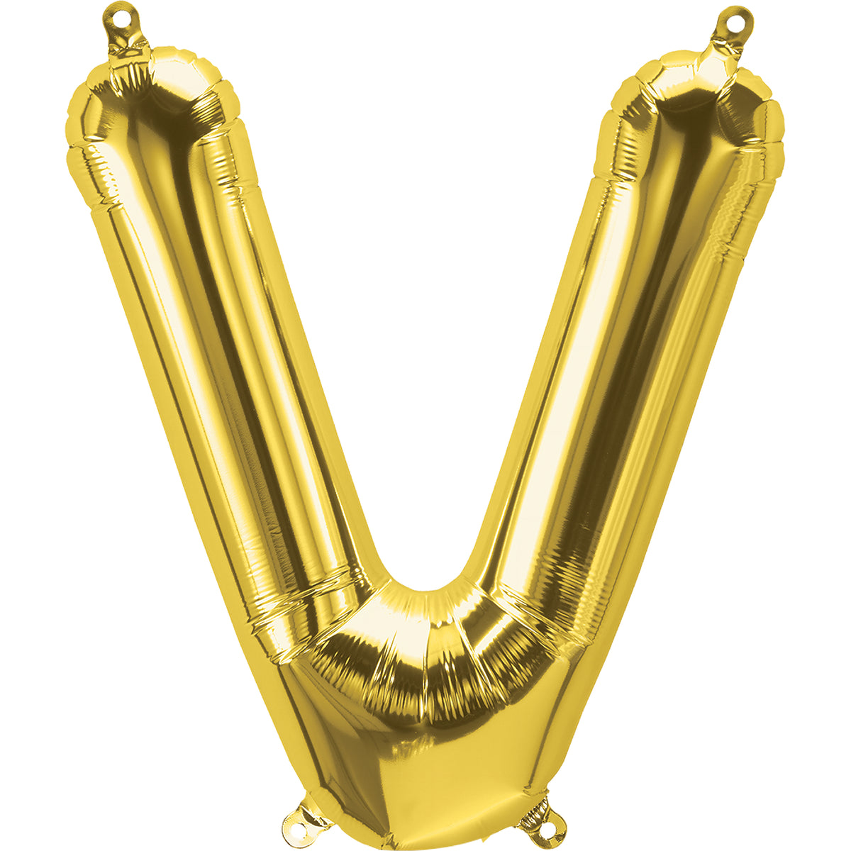 26" Gold Letter - V Balloon