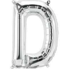 26" Silver Letter - D Balloon