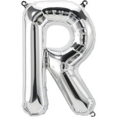 26" Silver Letter - R Balloon