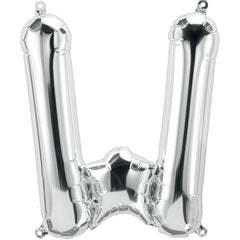 26" Silver Letter - W Balloon