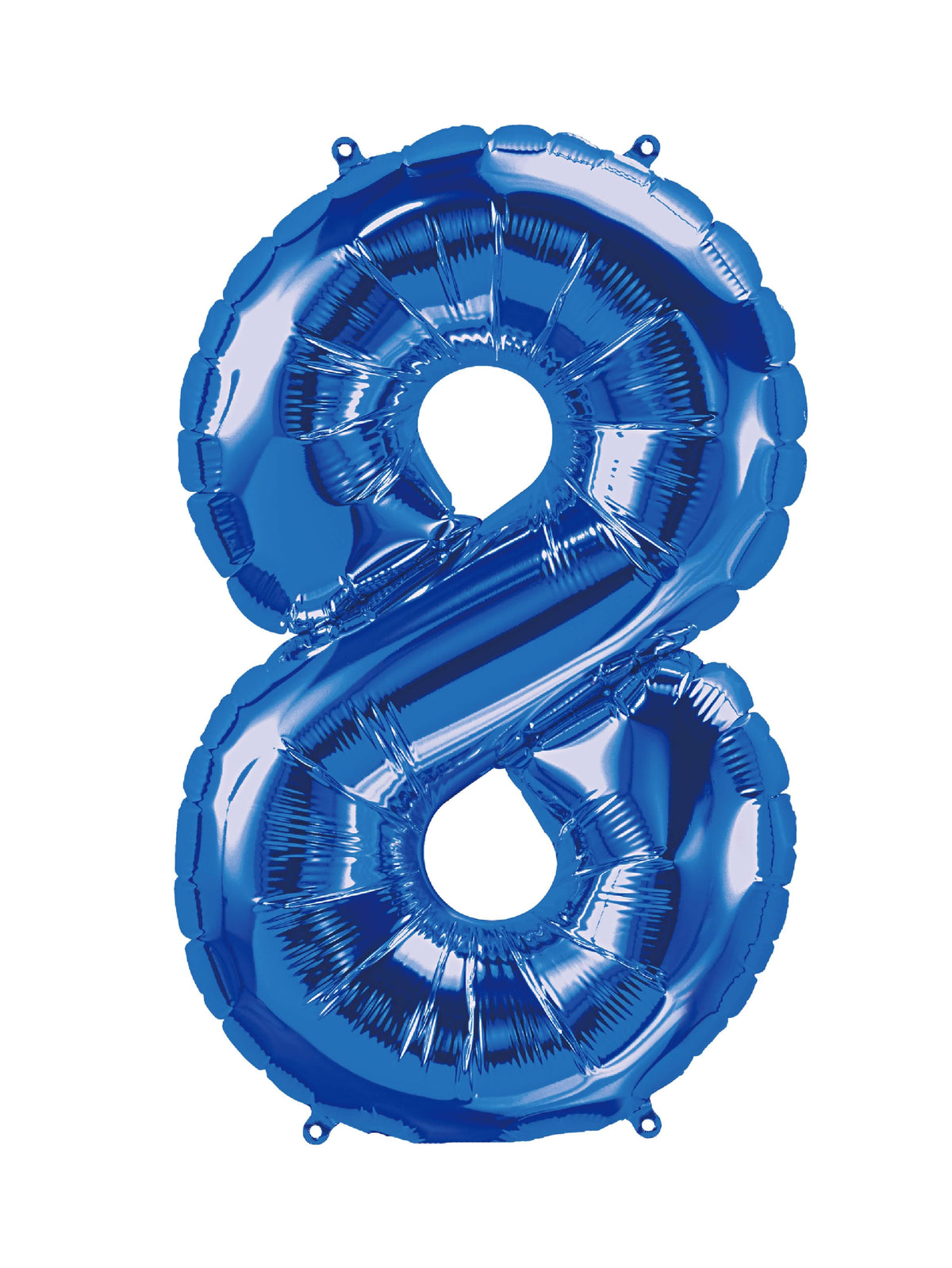 16" Blue Number -8 Balloon