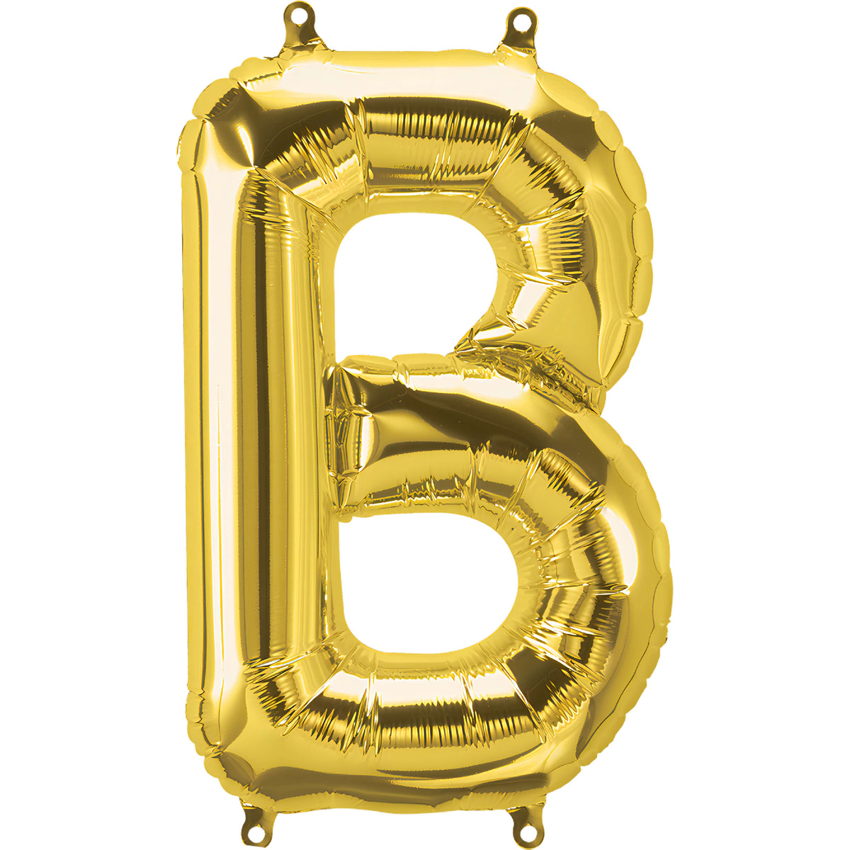 16" Gold Alphabet-B Balloon