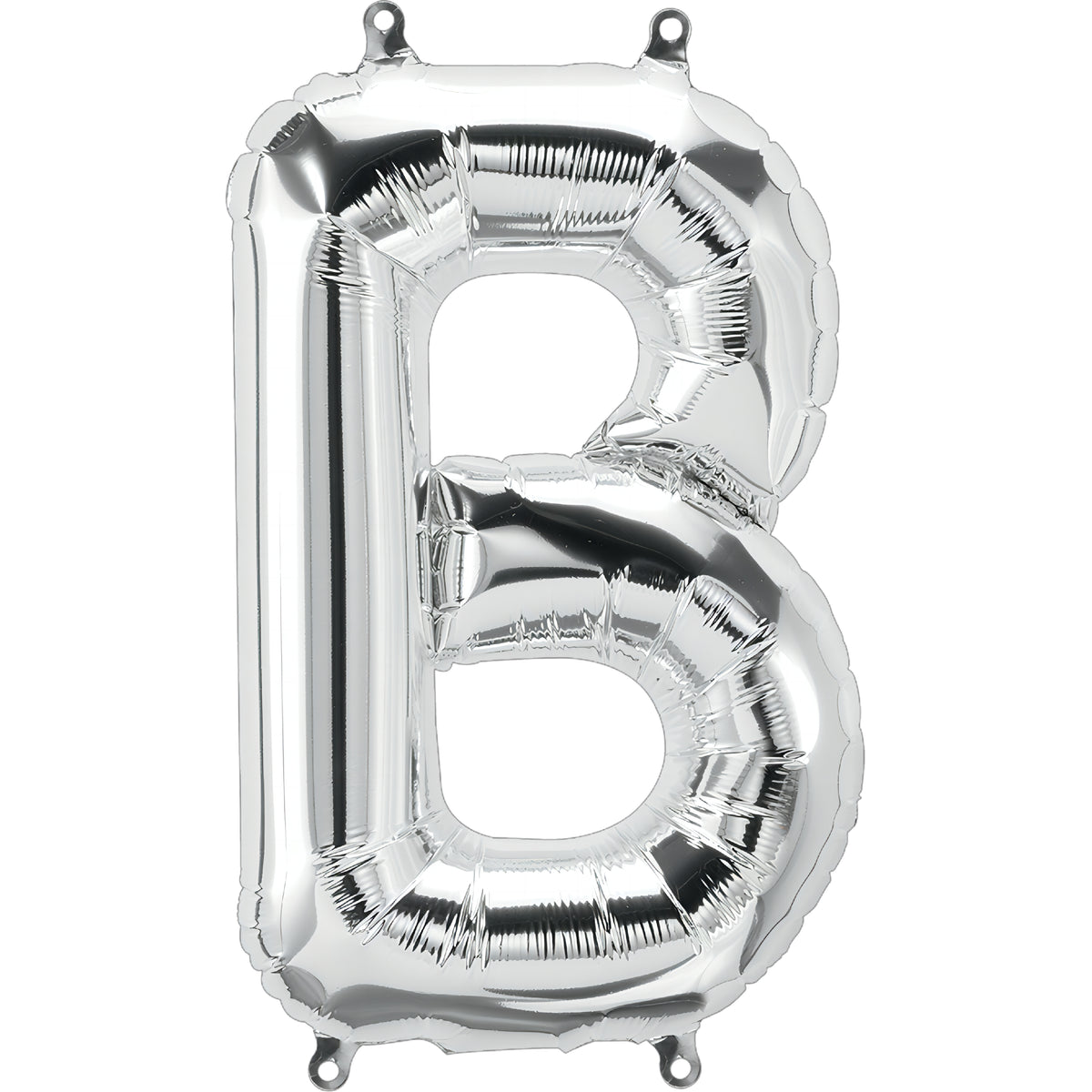 16" Silver Alphabet-B Balloon