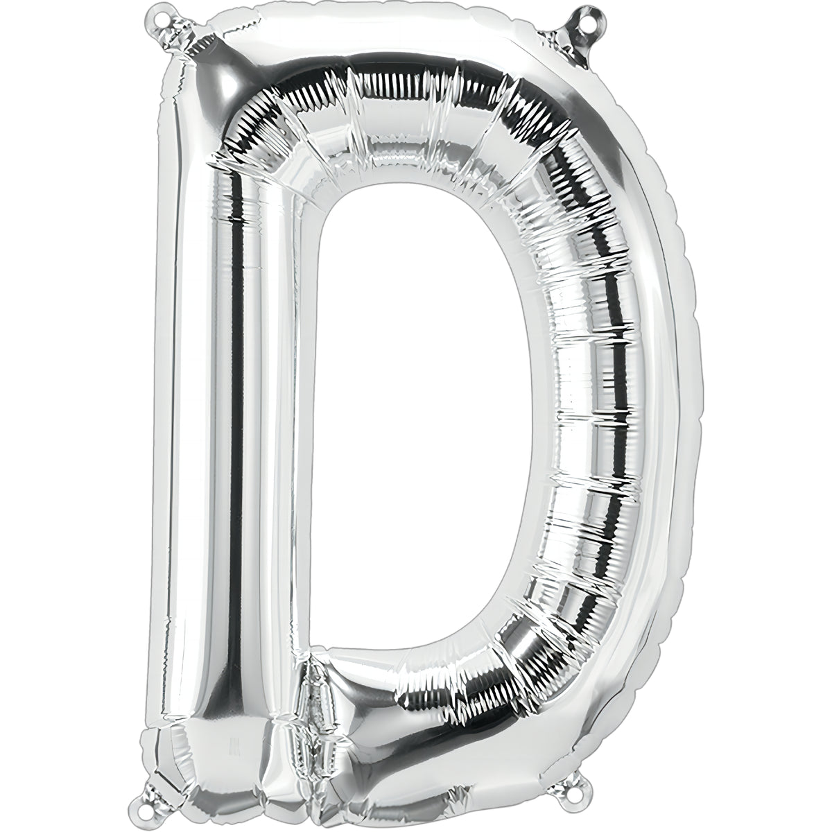 16" Silver Alphabet-D Balloon