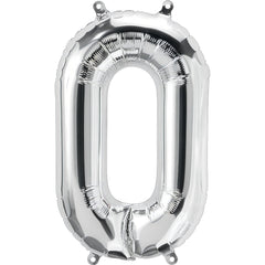 16" Silver Letter-O Balloon