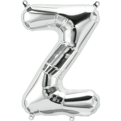 16" Silver Alphabet-Z Balloon