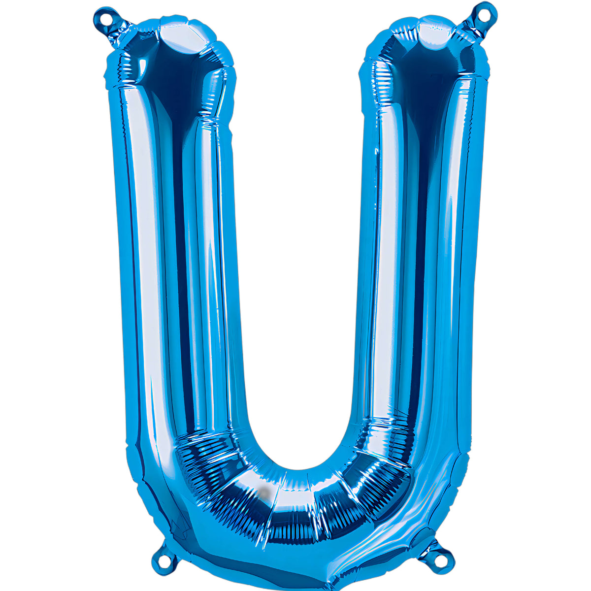 16" Blue Alphabet-U Balloon