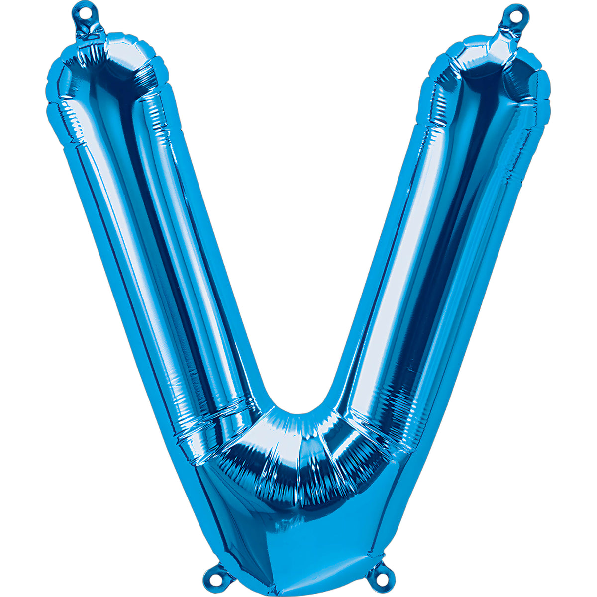 16" Blue Alphabet-V Balloon