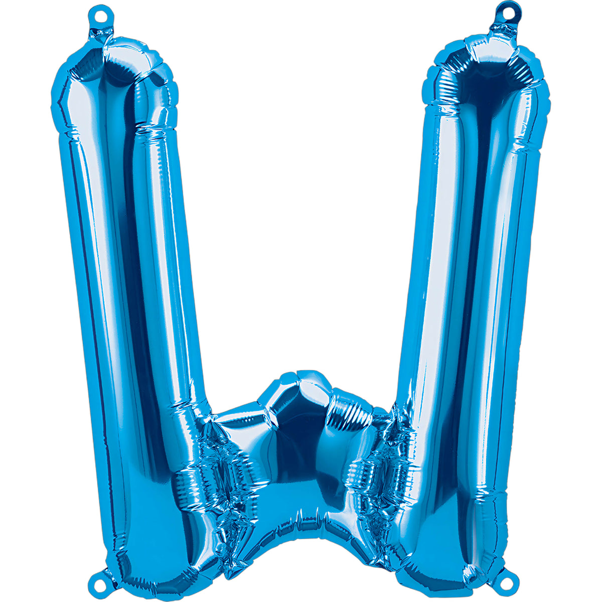 16" Blue Alphabet-W Balloon