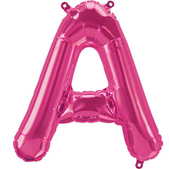 16" Pink Alphabet-A Balloon