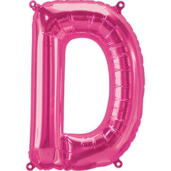 16" Pink Alphabet-D Balloon