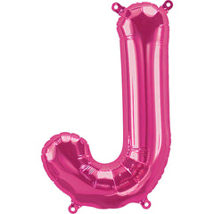 16" Pink Alphabet-J Balloon