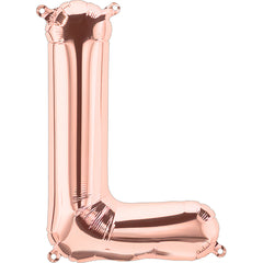 16" Rose Gold Alphabet-L Balloon