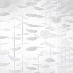 White Tissue Circle Backdrop Decoration