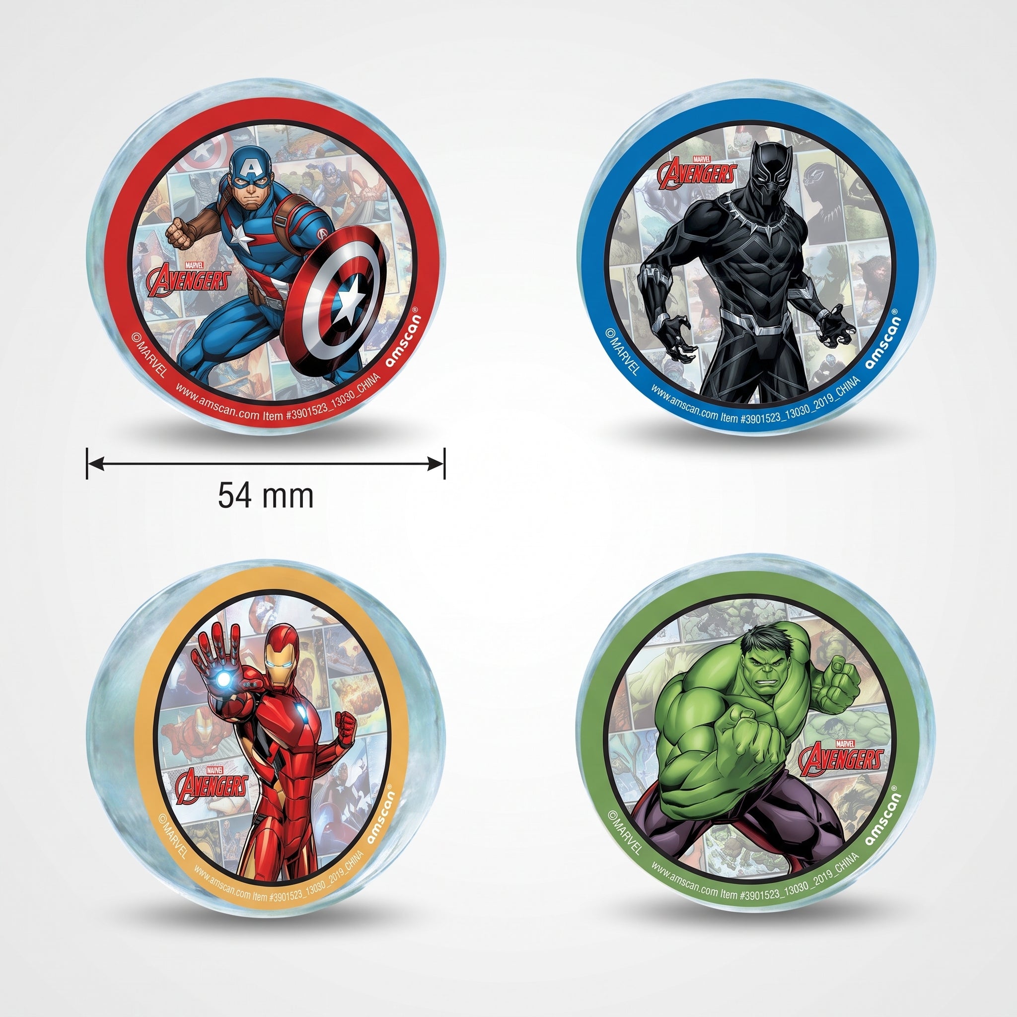 Marvel Avengers Bounce Ball Party Favors - 4 Pack
