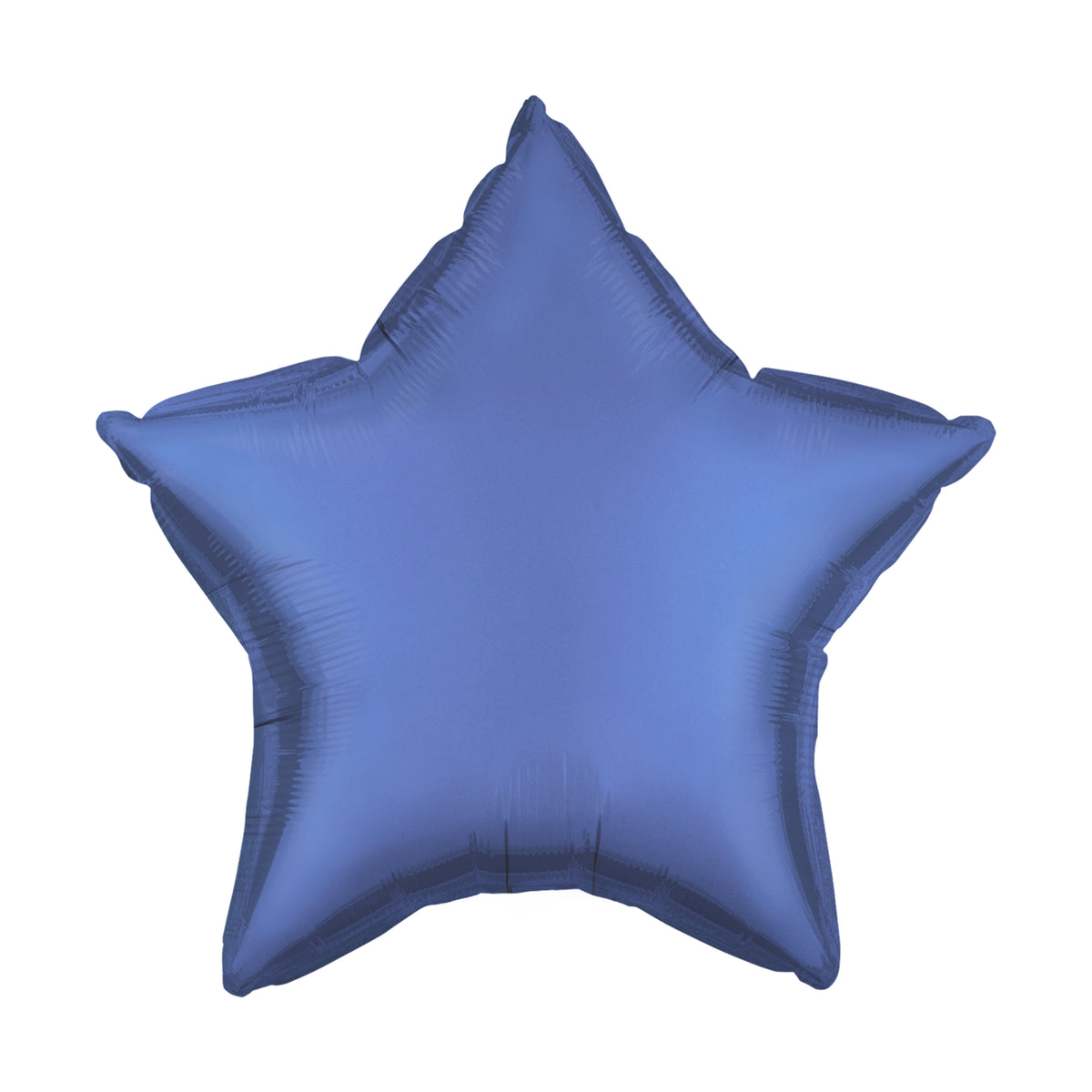 Blue Chrome Star Balloon