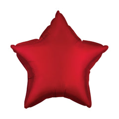 Red Chrome Star Balloon