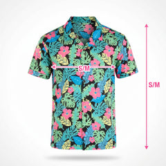Summer Glow Tropical Print Shirt - Small/Medium