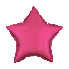 Fuchsia Chrome Star Balloon