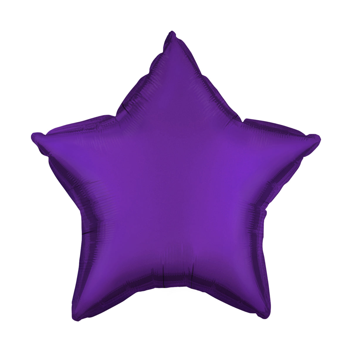 Purple Chrome Star Balloon