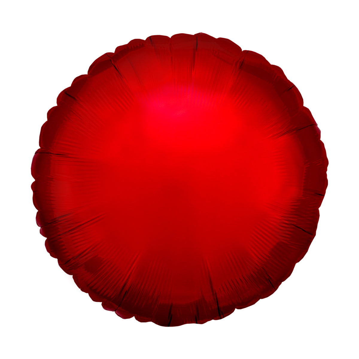 Red Chrome Round Balloon