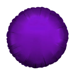 Purple Chrome Round Balloon