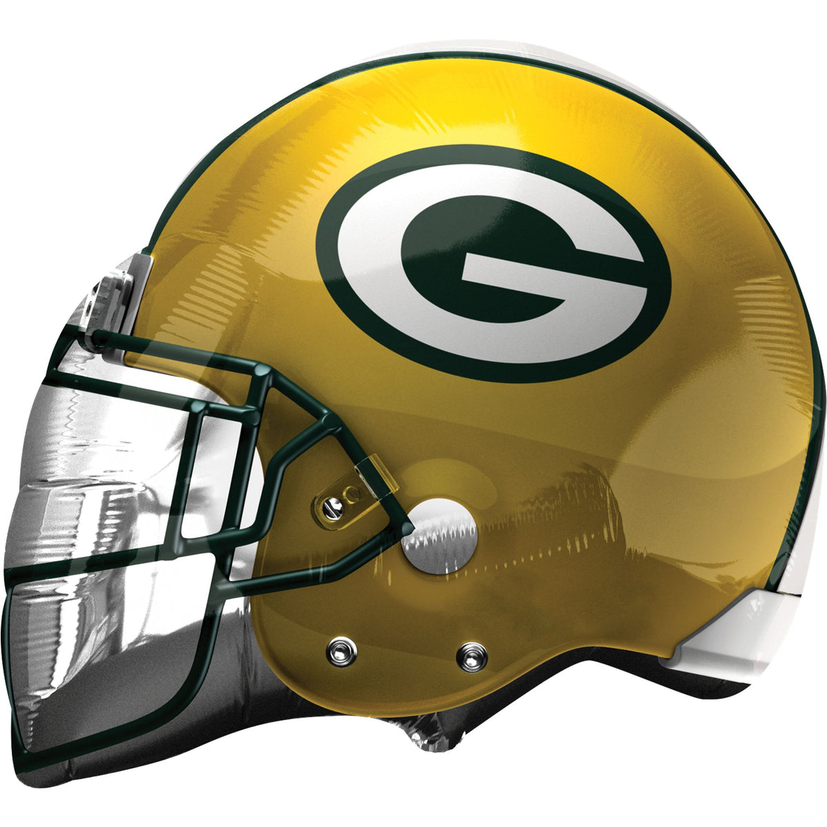 Green Bay Packers Helmet Super Shape Mylar Balloon