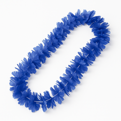 Royal Blue Lei Necklace - 40-Inch