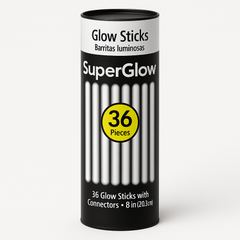 White Glow Stick Bracelets - 36 Pack