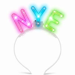 Light-Up Multicolor NYE Headband