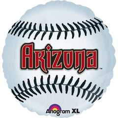 Arizona Baseball Mylar Balloon - 18 Inch