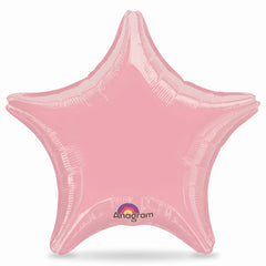 New Pink Star Foil Balloon - 19 Inches