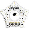 Ombre Graduation Cap Dangler 32" x 32" SuperShape Foil Balloon