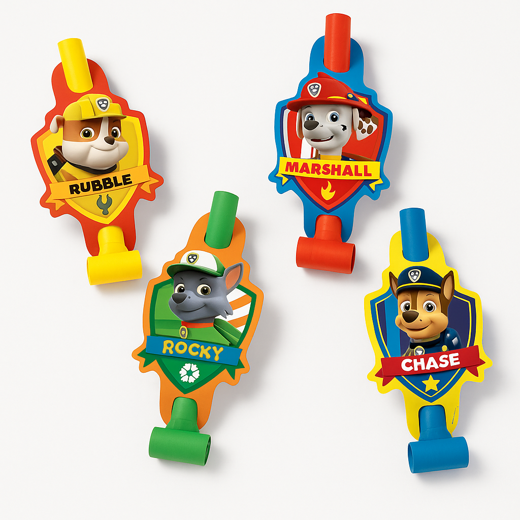 Paw Patrol Party Blowouts - 8 Pack