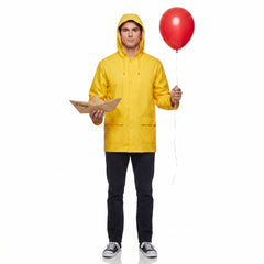 Adult Georgie Raincoat Costume Set from IT Movie - Adult One Size