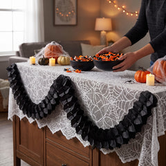 Jet Black Tissue Paper Garland