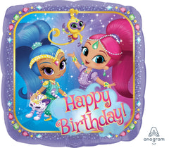 Happy Birthday Shimmer Shine Balloon