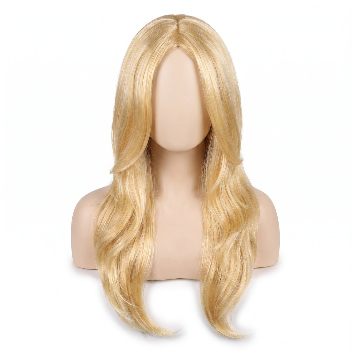 Sun-Kissed Honey Blonde Wig - Long and Silky Costume Accessory