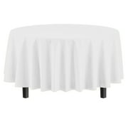 Premium 120" Round Ivory Table Cover