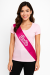 Barbie Deluxe Reversible Sash for Birthdays or Parties