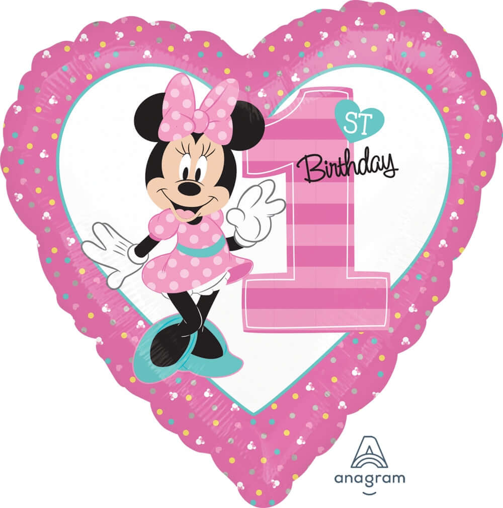 Minnie 1St Birthday Balloon