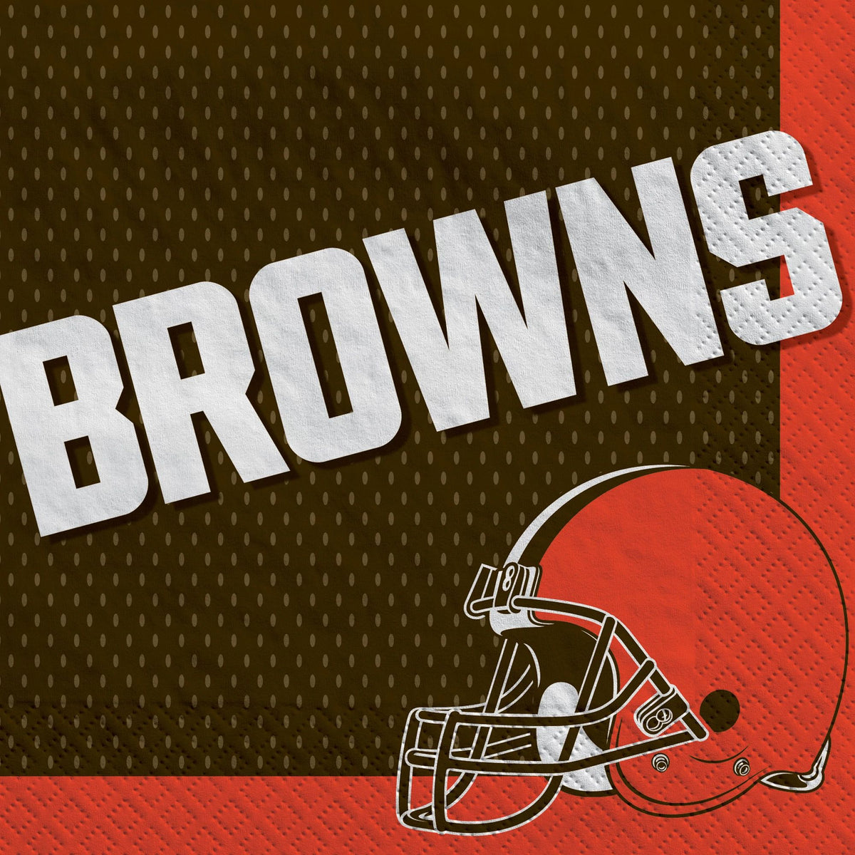 Cleveland Browns NFL Lunch Napkins - 6.5 In. x 6.5 In.