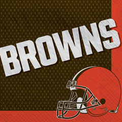 Cleveland Browns NFL Lunch Napkins - 6.5 In. x 6.5 In.