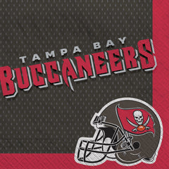 Tampa Bay Buccaneers NFL Lunch Napkins - 6.5 In. x 6.5 In.