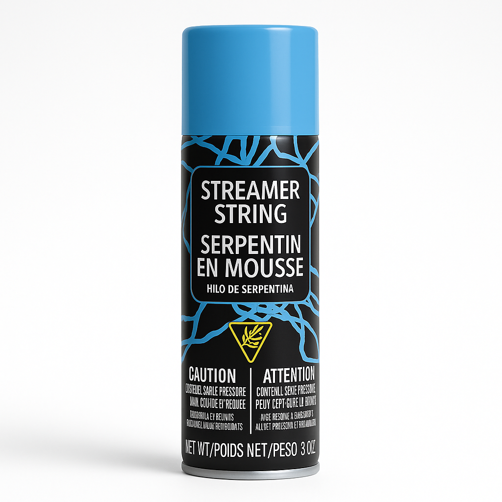 Light Blue Streamer String Spray - 3 oz