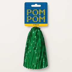 Festive Green Pom-Pom for Team Spirit