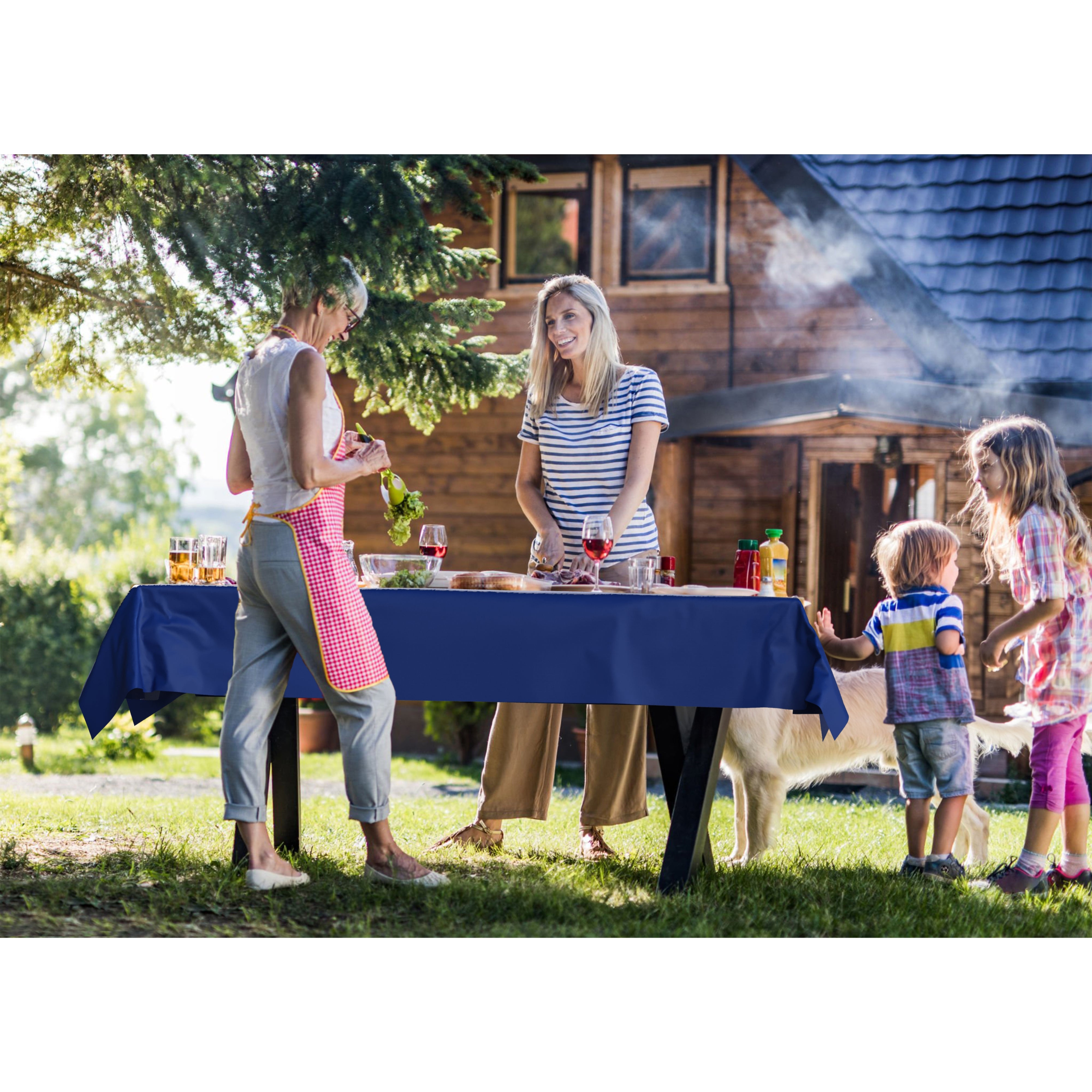 40 In. X 600 Ft. Premium Dark Blue Table Roll