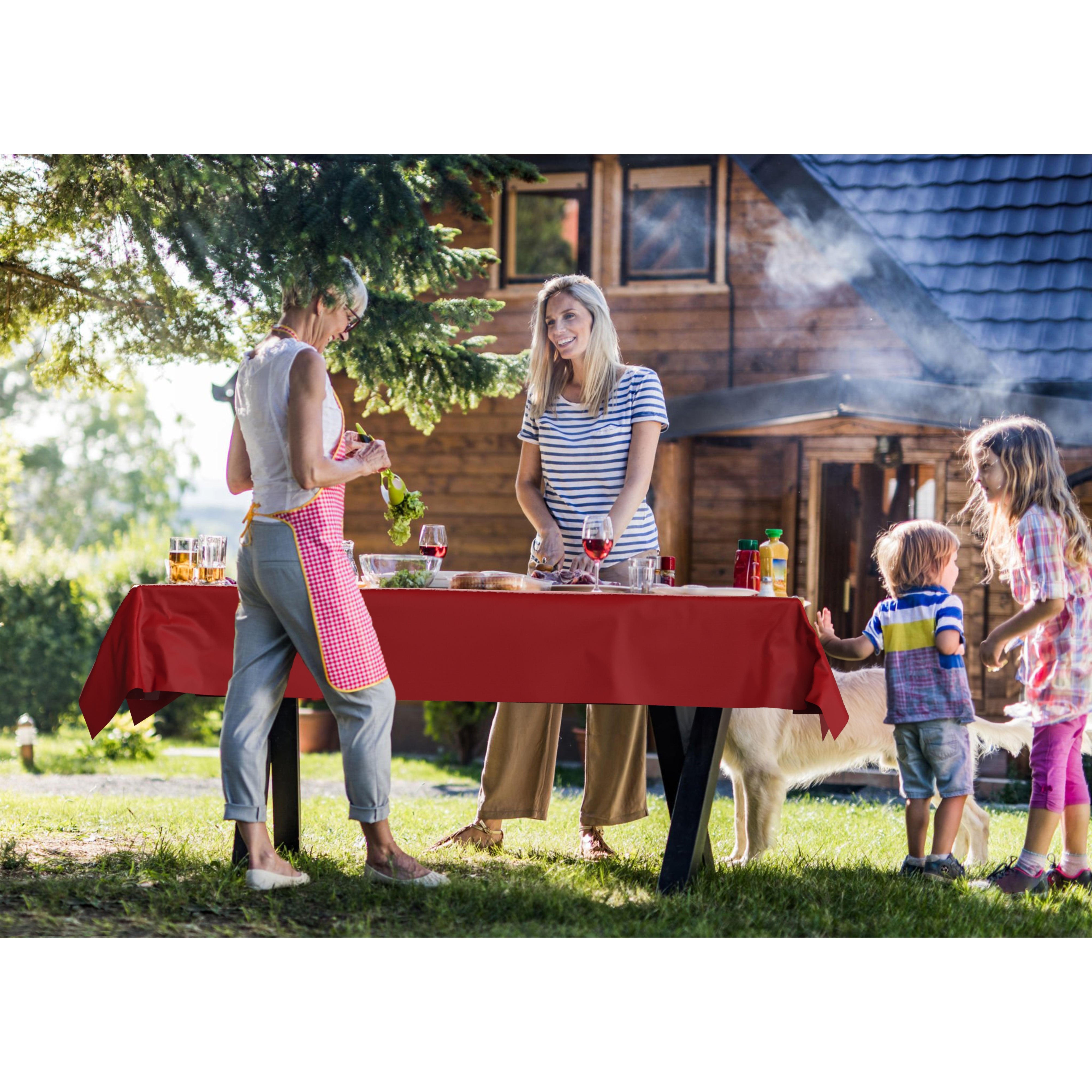 40 In. X 600 Ft. Premium Red Table Roll