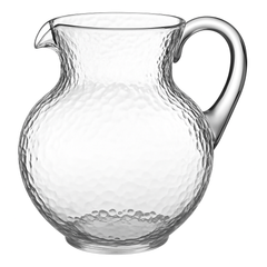 Clear Hammered Design Margarita Pitcher, 60oz - Perfect for Any Occasion