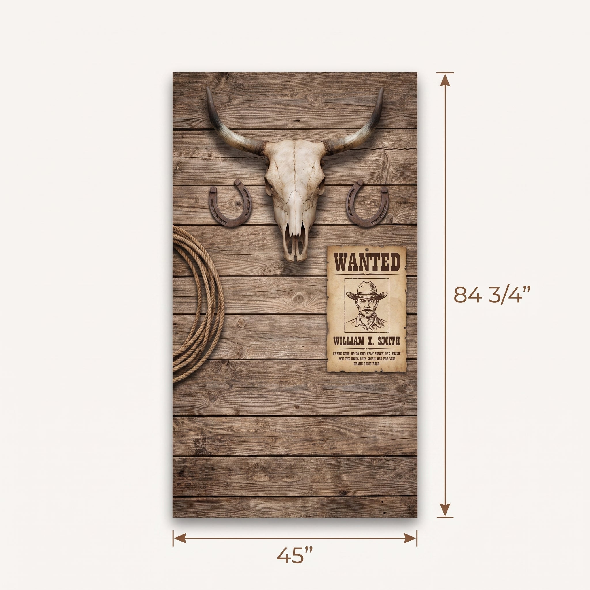 Deluxe Yeehaw Western Saloon Door Decoration